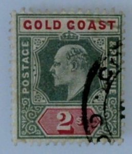 Gold Coast 1902 King Edward VII 2sh Scott # 45 Used