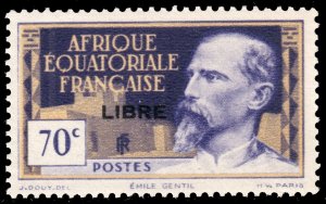 French Equatorial Africa #103  MNH - Stamps of 1936-40 Overprinted (1940)