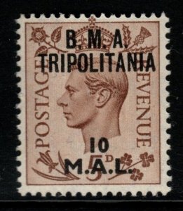 B.O.I.C.-TRIPOLITANIA SGT7 1948 10l on 5d BROWN MTD MINT 