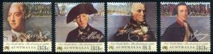 Australia   #988-91        Mint  Never Hinged  