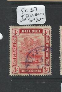 BRUNEI (PP1701B)  3C  SG 37   TEMBURONG   CDS     VFU 