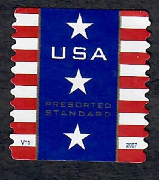 US #4157 Patriotic Banner Used PNC Single plate  #V111