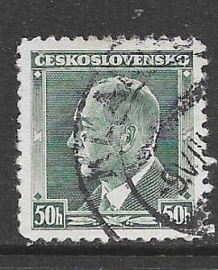 Czechoslovakia 227: 50h President Benes, used, F-VF