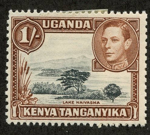 Kenya-Uganda-Tanganiyka, Scott #80, Unused, Hinged