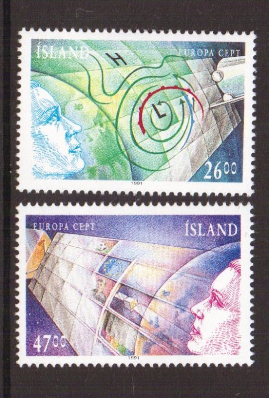 Iceland   #738-739   MNH  1991  Europa