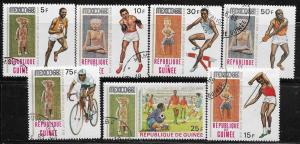 Guinea #522-528 1968 Olympics  Set Complete (CTO) CV$2.95