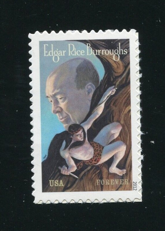 4702 Edgar Rice Burroughs Forever Stamp MNH