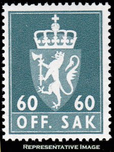 Norway Scott O87A Mint never hinged.