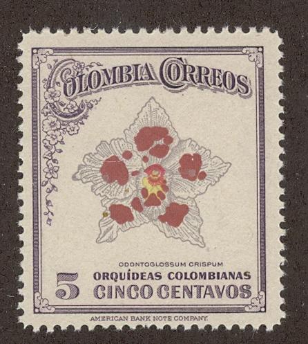 COLOMBIA SC# 549 F-VF MNH 1947