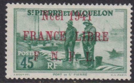 St. Pierre 1941 SC 264 MLH France Libre