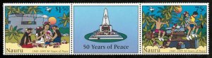 Nauru 1996 - 50 Years of Peace, Community - Strip of 2v - Scott 436a - MNH