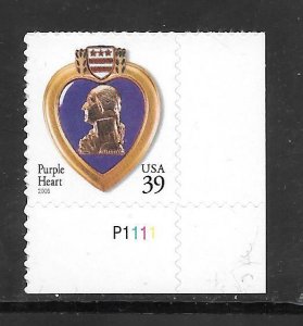 #4032 MNH Plate # Single