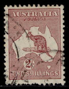 AUSTRALIA GV SG110, 2s maroon, USED. Cat £17.