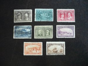 Stamps - Canada - Scott# 96-103 - Mint Hinged & Used Set of 8 Stamps