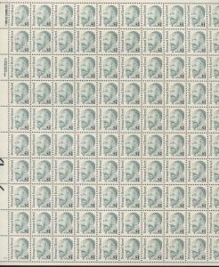 Full Sheet of 100 Rabbi Bernard Revel $1 US Stamps #2193 Brookman Price $340