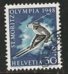 Switzerland Scott B173 used 1948 semipostal Olympic stamp