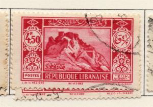 Lebanon 1930-36 Early Issue Fine Used 4.50p. 221240