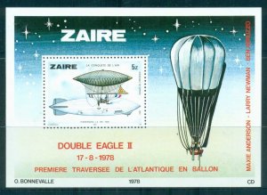 Zaire 1978 Transatlantic Balloon Crossing MS MUH