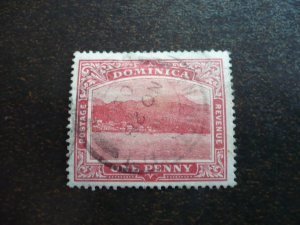 Stamps - Dominica - Scott# 57 - Used Part Set of 1 Stamp