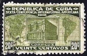 CUBA #290, USED - 1928 - CUBA1026