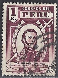 PERU #381, USED , 1938 - PERU088