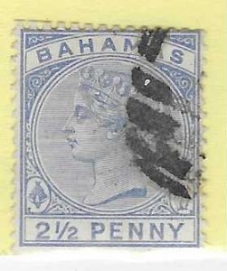 Bahamas #28 2 1/2 1p  'Queen Victoria   (U)  CV$3.00
