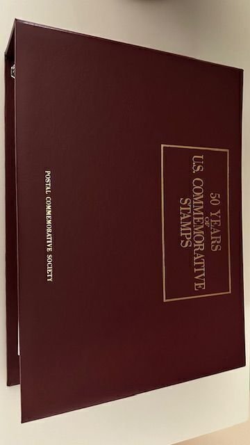 50 Years of Commemorative stamps 1939-1988 Complete set in 3 ring binder