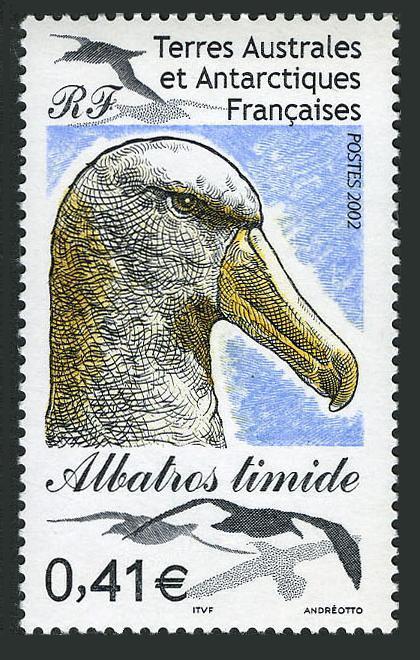 FSAT 301,MNH.Michel 480. Marine life 2002:Albatross timide.