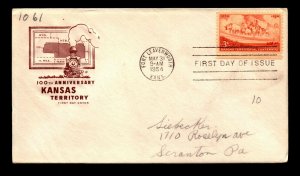 1061 FDC / Farnam Cachet / Addressed / Minor Cnr Crease - N362