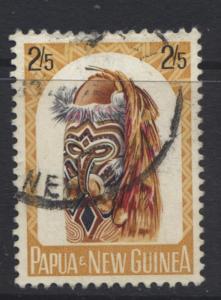 Papua New Guinea- Scott 179 - Masks -1964 -FU - 2/5p