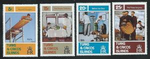 Turks & Caicos Islands  Scott 527-530   MNH   Complete