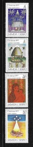 Samoa 1977 Christmas Nativity Sc 462-465 MNH A824