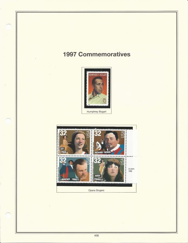 United States  Commemoratives  1997