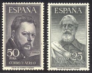 SPAIN C144-45 Mint - 1953 Portraits