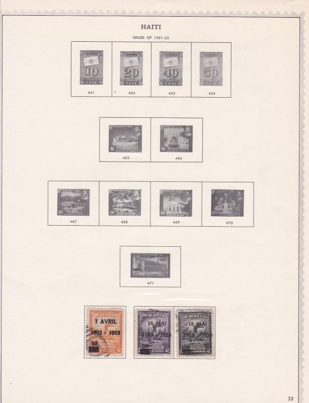 haiti stamps page ref 17143