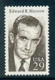 2812 29c Edward Murrow Fine MNH