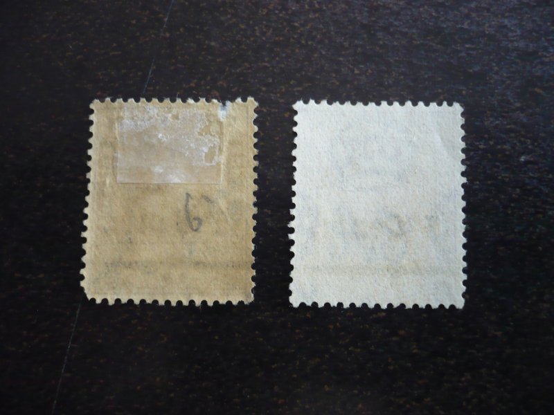 Stamps - Ceylon - Scott# 248-249 - Used Set of 2 Stamps