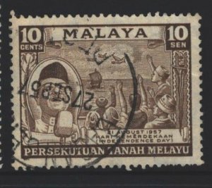 Malaya Federation Sc#84 Used