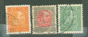 Iceland #34-36  Multiple (King)