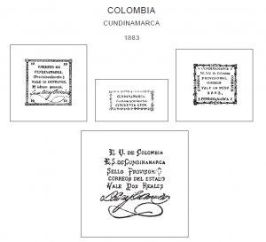 COLOMBIA STAMP ALBUM PAGES 1859-2011 (353 PDF digital pages)