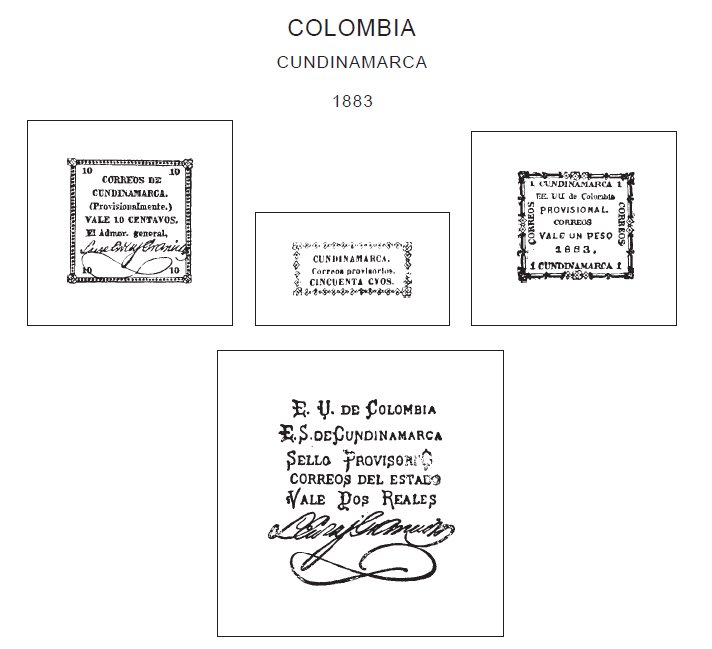 COLOMBIA STAMP ALBUM PAGES 1859-2011 (353 PDF digital pages)