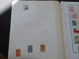 Chile Airmails and Telegraph Stamp Collection 1936-1970 on Yvert Album Pages