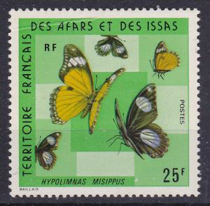 Afars and Issas 392 MNH 1975 25fr Butterflies