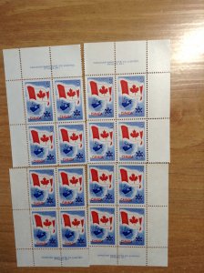 Canada SC 453 NH PL #1  matched set