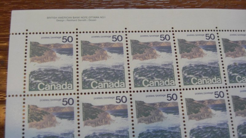 Canada #598 Plate 1 Type 1 - XF NH Sheet of 100 - W2B