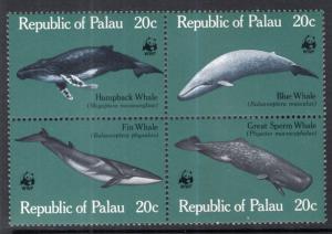 Palau 27a Whales MNH VF