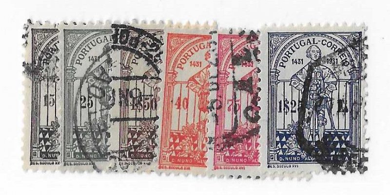 Portugal Sc#534-539 set of 6 used VF