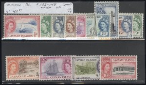 Cayman Stamps # 135-148 MNH VF Scott Value $42.50