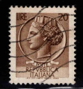 Italy Scott 998F Used Italia common design stamp