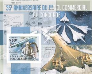 TOGO 2011 35th.Anniv.First Fly Concorde 3 SS Imp.MNH Limited